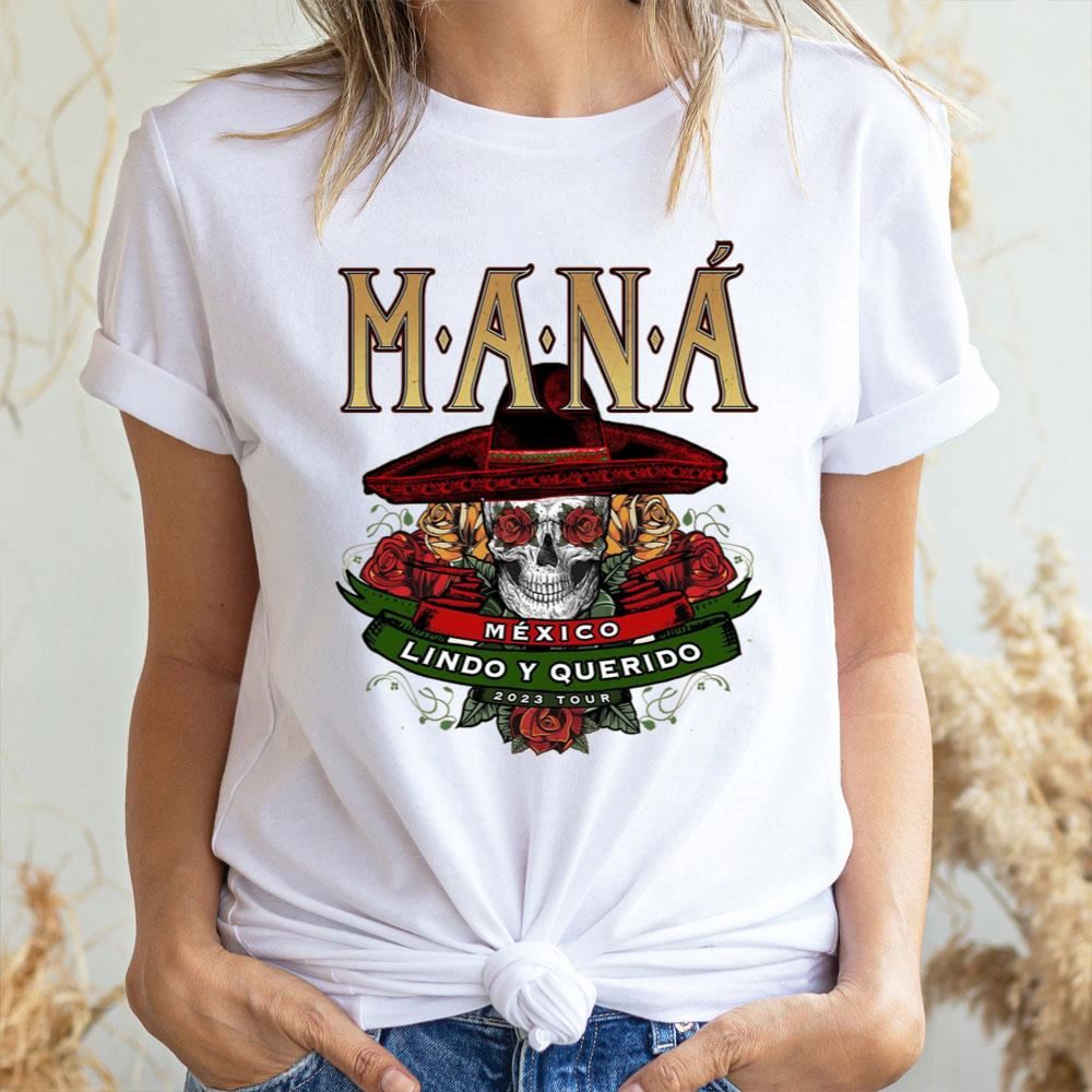 2023 Tour Mexico Lindo Y Querido Maná Limited Edition T-shirts